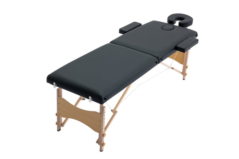 Jupiter Portable 2-fold Massage Table Black Carousel 2