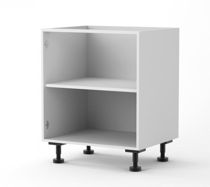 MELAMINE WHITE - 900 wide Base Cabinet Carousel 1
