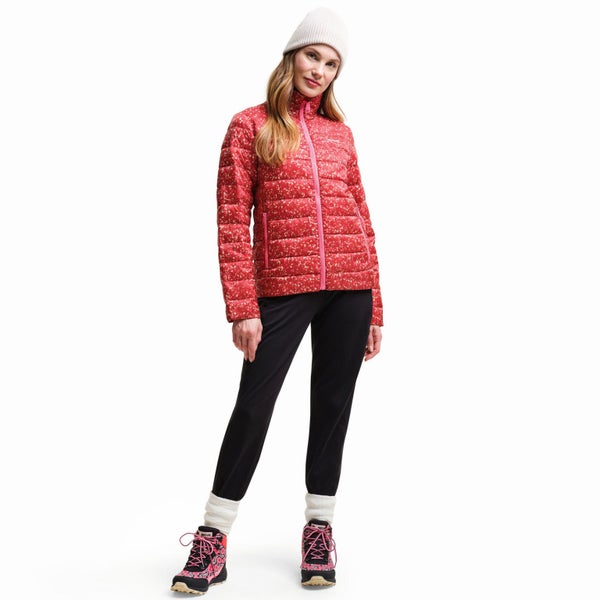 Regatta Womens Orla Kiely Printed Baffled Padded Jacket - Red - 18 Carousel 1