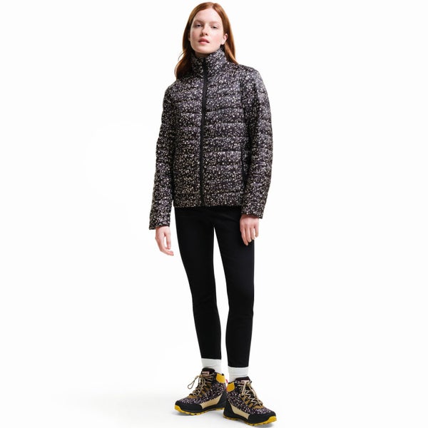 Regatta Womens Orla Kiely Printed Baffled Padded Jacket - Black - 18 Carousel 1