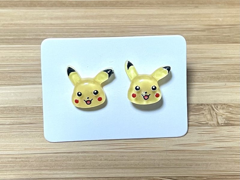 ^^1 x Pikachu Pokemon Earrings - hypoallergenic studs Carousel 1