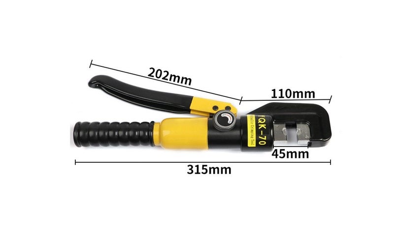 PTN 4- 70mm Hydraulic Crimping Tool Pressure Crimper Cable Lugs Terminal Pliers Carousel 2