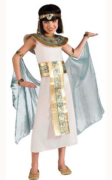 CLEOPATRA EGYPTIAN CHILD GIRLS BOOK WEEK PRINCESS COSTUME Carousel 1