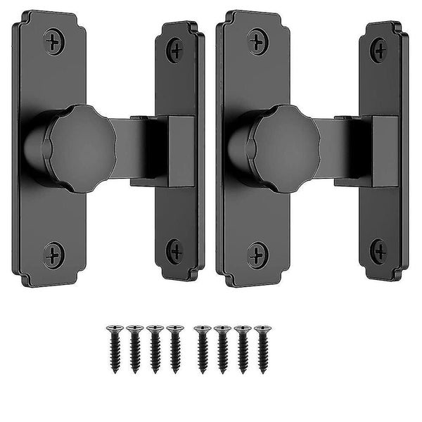 Barn Sliding Door Lock Hardware 90 Degree Heavy Duty Gate Latches Flip Latch Carousel 1