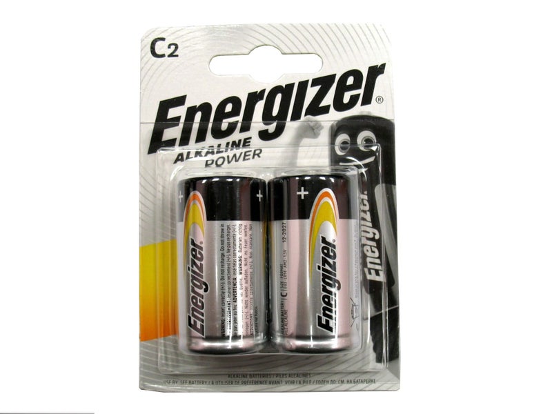 Energizer alkaline power C size (LR14) Battery (C2 pack) Carousel 2