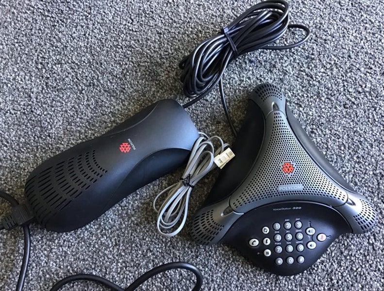 Polycom VoiceStation 300 Conference Phone + Universal Module Carousel 1