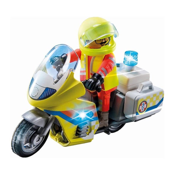 Playmobil Rescue Motorcycle with Flashing Light Carousel 2
