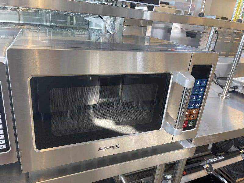 34L Commerical Microwave Oven 1400W Flatbed Ceramic Stainless Steel-MD-1400 Carousel 2