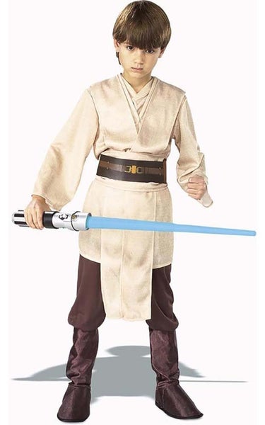 LICENSED DELUXE JEDI STAR WARS CHILD BOYS LUKE SKYWALKER BOOK WEEK COSTUME Carousel 1