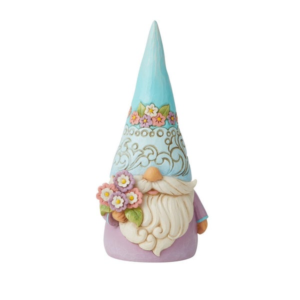 Jim Shore Heartwood Creek Gnomes - Gnome With Flowers Carousel 1