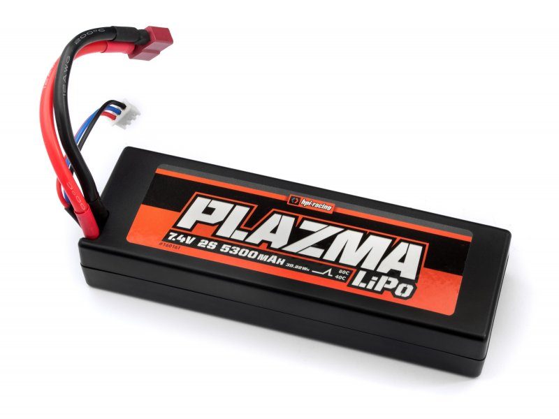 HPI Battery Lipo: 7.4v 2S 5300 40C Carousel 1