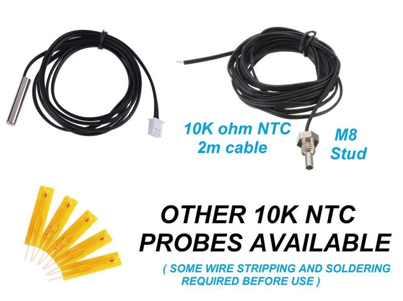 Probe Thermistor 10K ohm NTC 3m underfloor heating thermostat OE7 Carousel 6