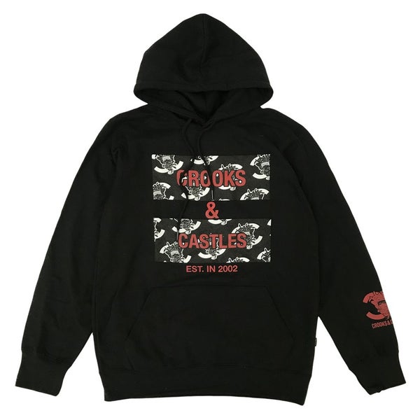 Crooks & Castles CC Medusa Front Hoodie Black Carousel 1