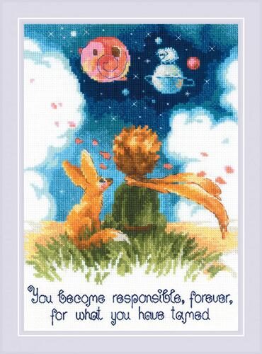 Riolis Cross Stitch Kit - The Little Prince Carousel 1