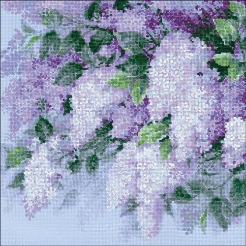 Riolis Lilacs After The Rain - Cross Stitch Kit Carousel 1