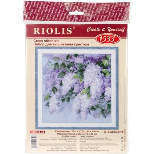 Riolis Lilacs After The Rain - Cross Stitch Kit Carousel 2