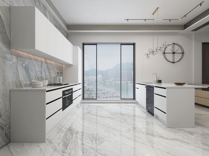 Flat Pack Kitchen –Acrylic White Matt –Spacious, Family-Friendly & Great Storage Carousel 2