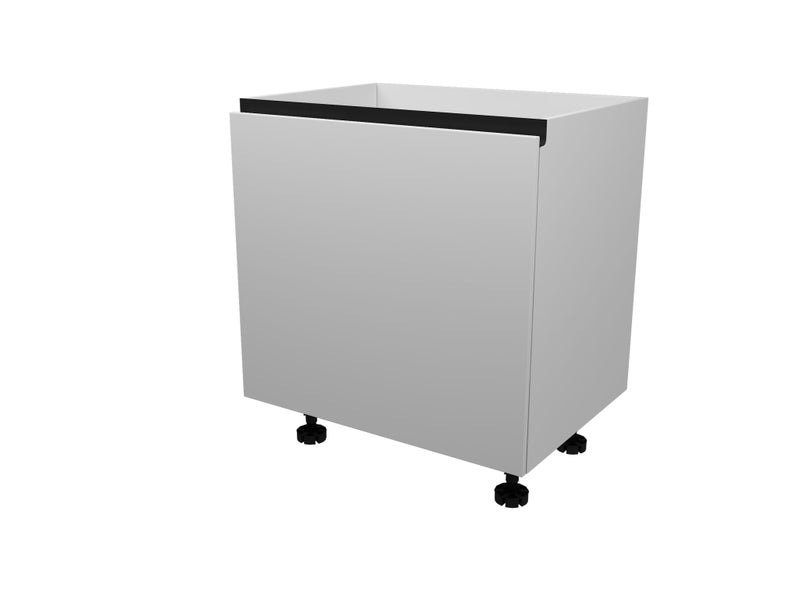 600mm Handless Double Door Base Unit – Flat Pack Kitchen Cabinet Carousel 2