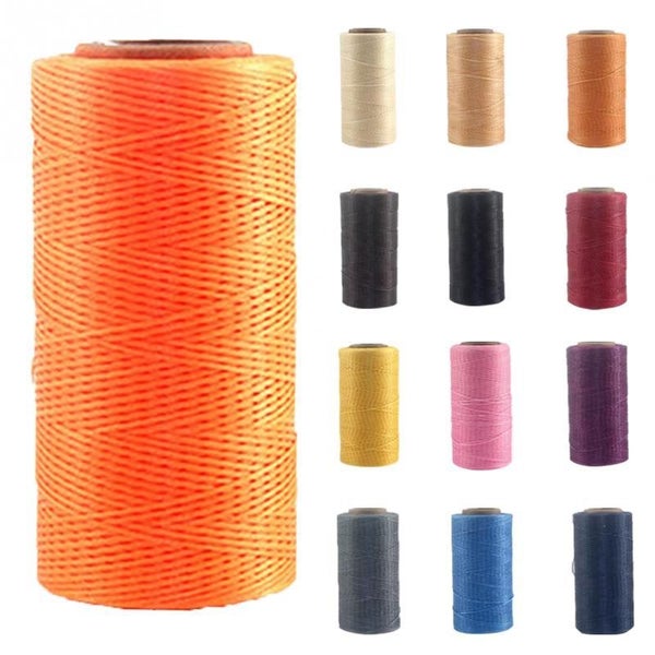 250 m 1MM wax cotton polyester thread leather rope sewing necklace process Carousel 2