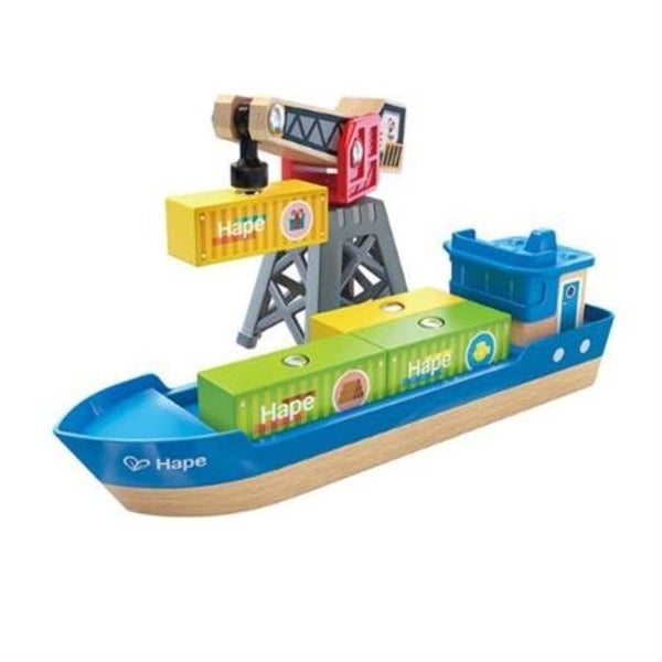 Cargo Ship & Crane - Hape Carousel 1