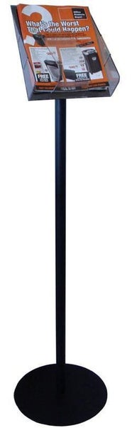 A4 Stand-Tall Brochure Holder with Pole & Base Carousel 1