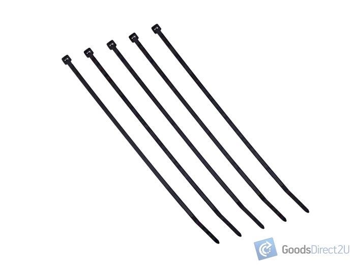 Cable Tie - 4.8 x 300mm, Black - 100Pcs Carousel 4