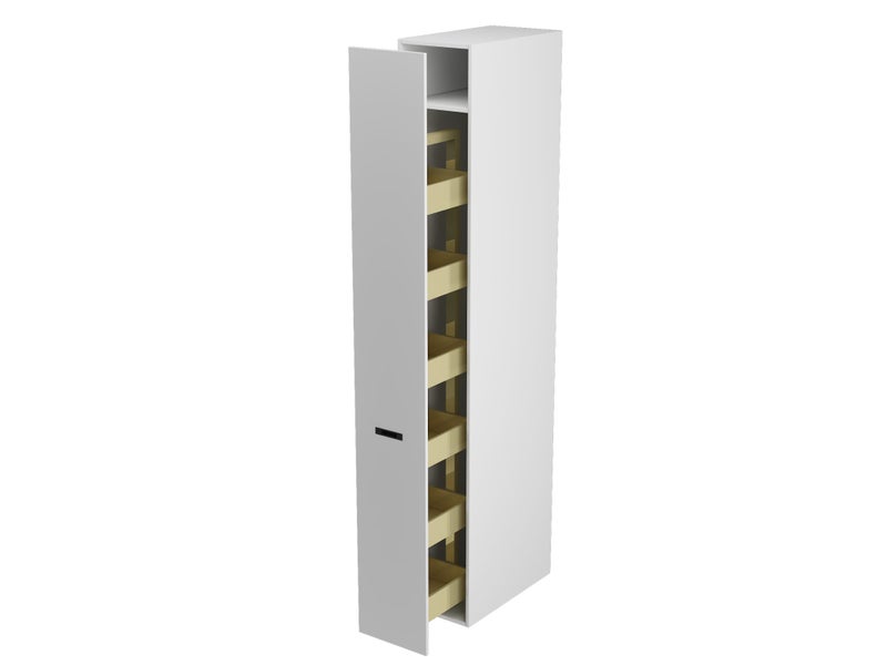 Pull Out Pantry Single Door 400mm Wide, Kitchen Cabinet Flat Pack Carousel 1