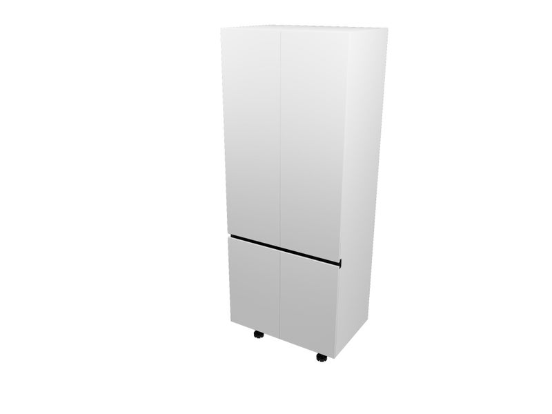 800mm Handle-less Double Door Pantry – Flat Pack Kitchen Cabinet Carousel 1