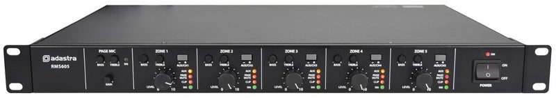 Amplifier Multi-channel 100V line - 5 x 60W Carousel 1