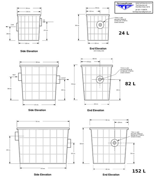 small grease trap Carousel 9