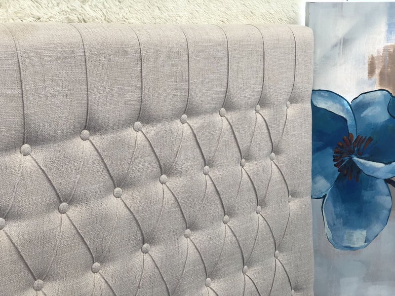 Chicago Double Size Headboard in Beige Fabric $309 Carousel 3