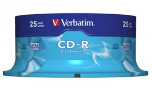 Verbatim CD-R 700MB 52x 25 Pack on Spindle Carousel 1