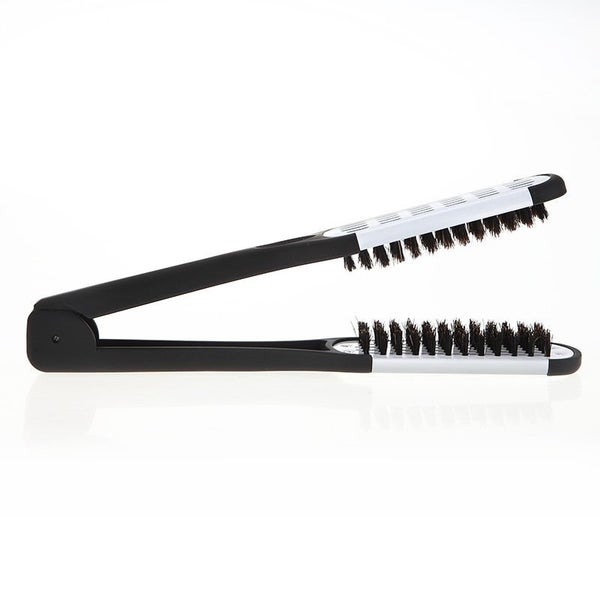 Hairdressing Straightener Ceramic Hair Straightening Double Brushes Carousel 1