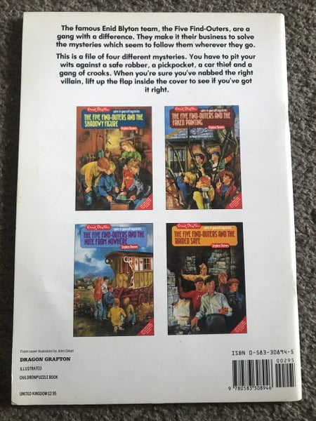 THE FIVE FIND-OUTERS AND THE RAIDED SAFE - Solve It Yourself - By Enid Blyton Carousel 2