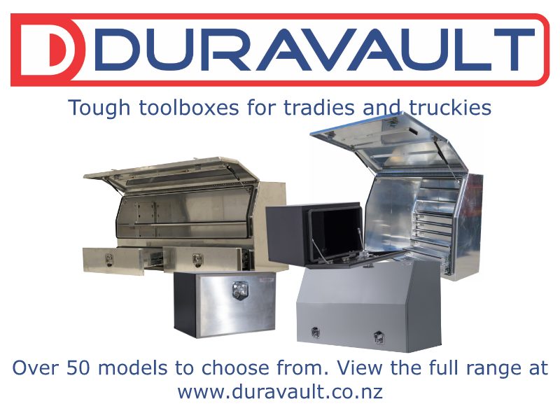 Striker III under-deck powder coated steel toolbox by Duravault Carousel 4