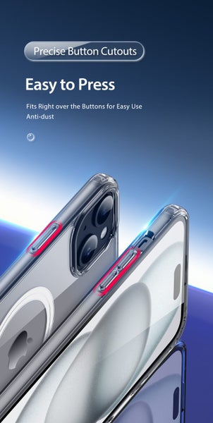 DUX DUCIS iPhone 15 Pro Max Crystal Clear Case Magnetic Cover with MagSafe Carousel 20