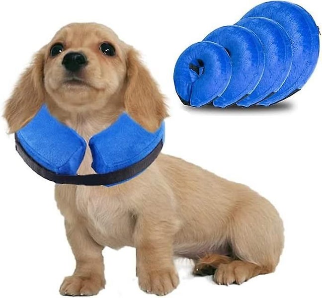Inflatable Dog Cone Neck Collar For After Surgery Soft Dog Cones Protective Pet Carousel 1