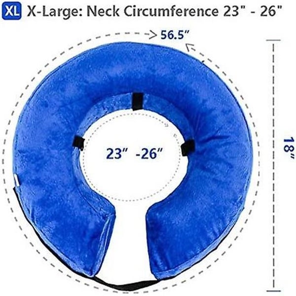 Inflatable Dog Cone Neck Collar For After Surgery Soft Dog Cones Protective Pet Carousel 2