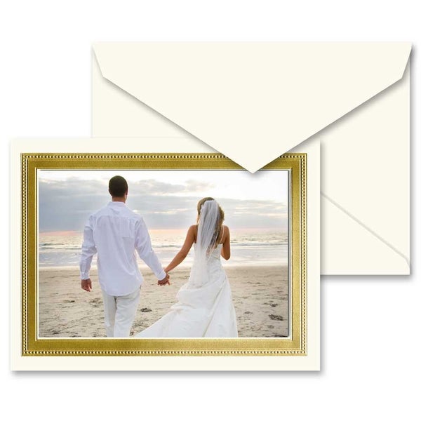 William Arthur Gold Beaded Border Photo Note Carousel 1