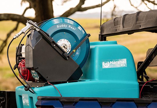 Rapid Spray 325 ltr Marshall Pro with Twin Buddy Reels Carousel 3