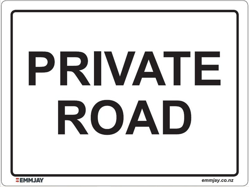 633 EMMJAY- Private Road Sign Carousel 1