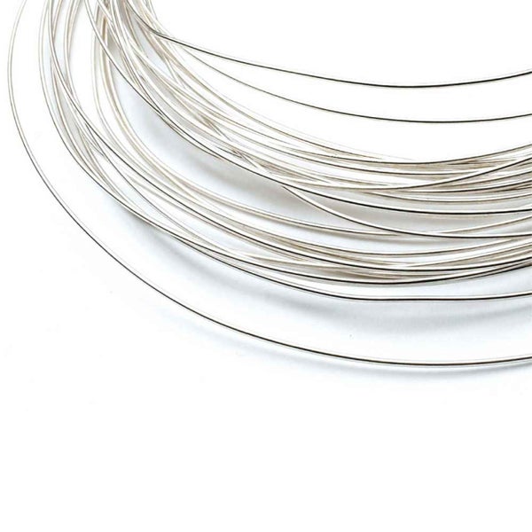 20cm Sterling Silver 0.3mm - Medium Round Wire 28 Gauge Fine Jewellery Carousel 1