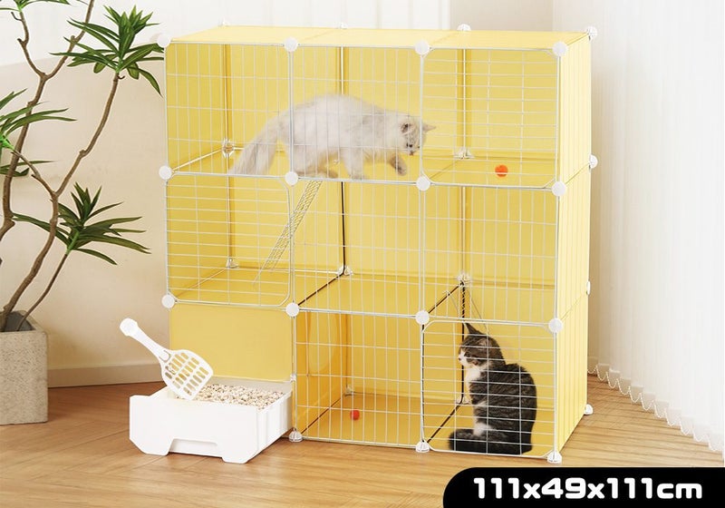 Cat Cage DIY Pet Enclosure Crate Carousel 2