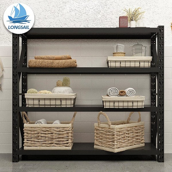 250kg New Black Shelving Racking 150*150*50cm with Wheels Carousel 2