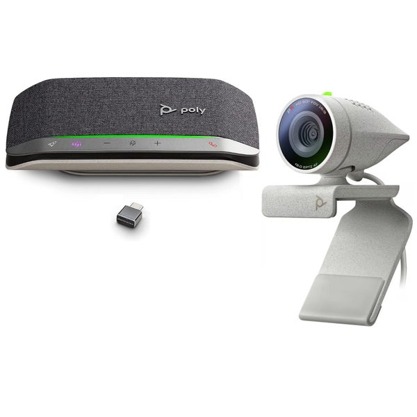 ~ * POLY STUDIO P5 PROF WEBCAM with POLY SYNC 20+ SMART SPEAKERPHONE KIT * ~ Carousel 1
