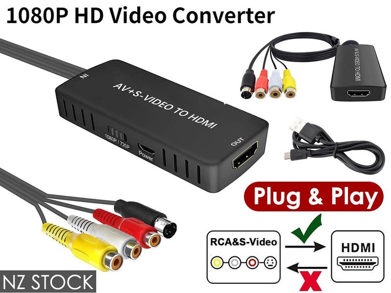 AV S-Video to HDMI Adapter Carousel 1