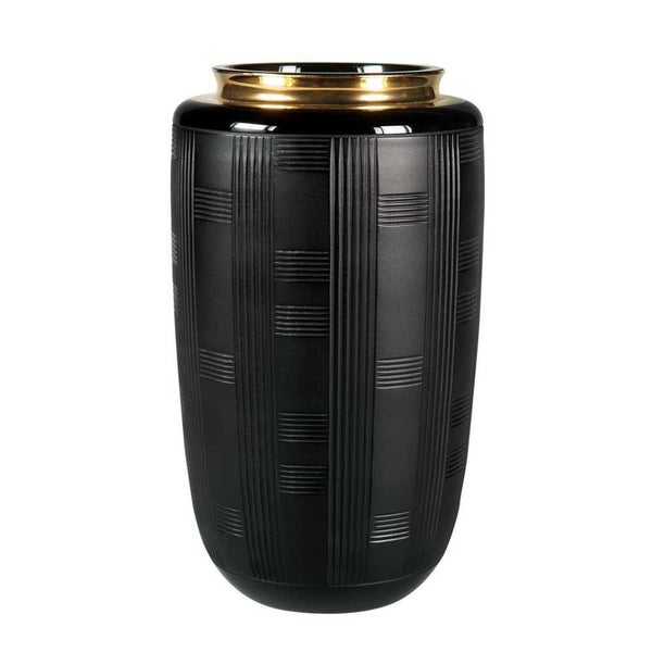 Vista Alegre Jet Black Vase Small 12x20cm Carousel 1