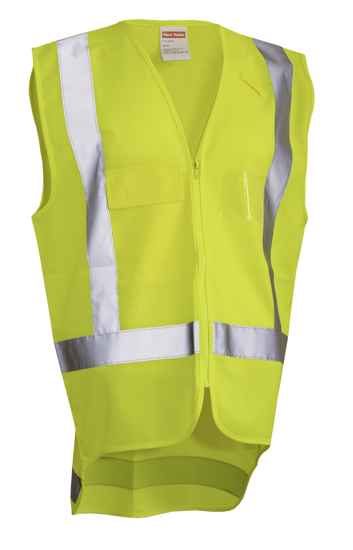 Hard Yakka, Hi Vis Safety Vest, N4VU04 (Each) Fluro Yellow