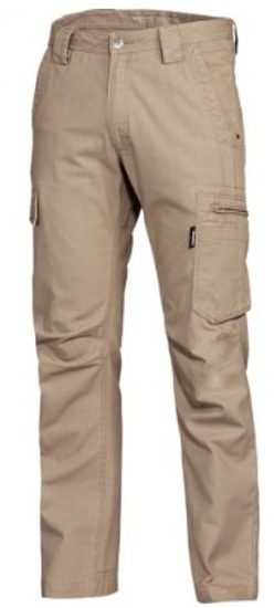 KingGee, Canvas Tradie Pant, K13280-Stout Fit (Pair) - Khaki - Size: 87 Carousel 1