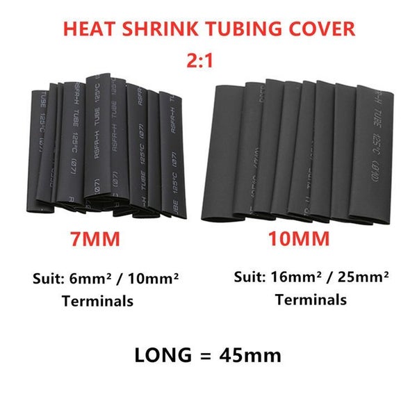 220pcs Copper Wire Lugs with Heat Shrink Set Carousel 2